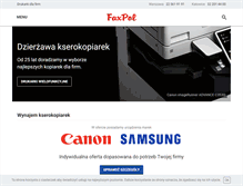 Tablet Screenshot of faxpol.pl